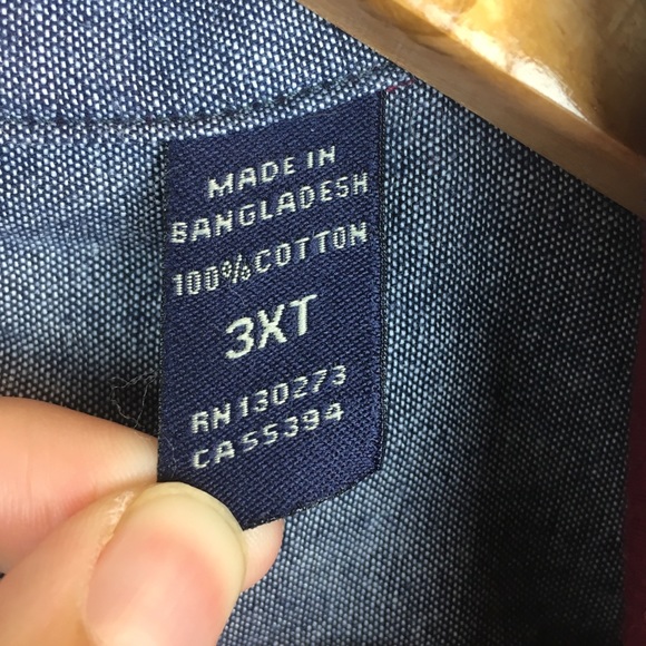 Wrangler Premium Quality Button Up Shirt 3X - Picture 6 of 7
